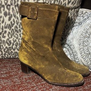 Bottega veneta Suede Heeled Boots